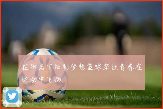 在阳光下绘制梦想篮球架让青春在运动中飞扬